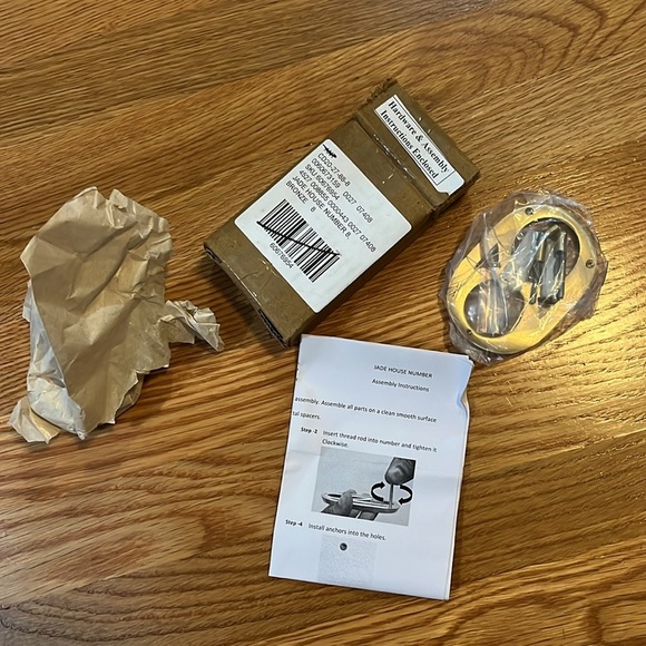 Anthropologie Jade House Numbers 0 or 8 NIB - Picture 4 of 13